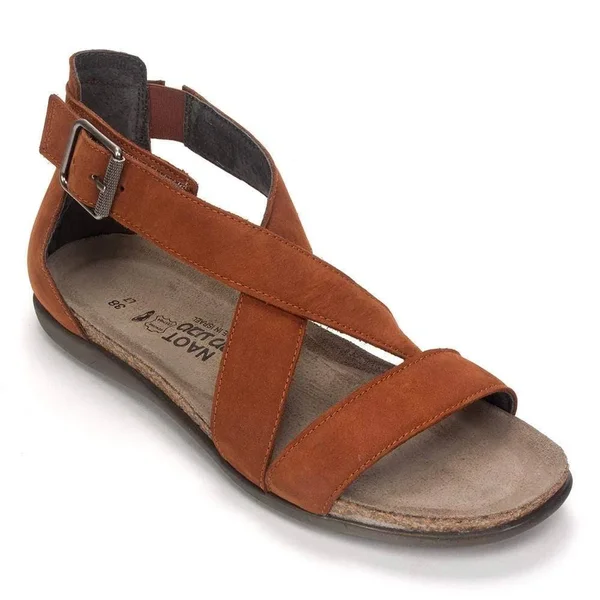 Naot Women's Rianna Sandal, Size: 41 M, Hawaiian Brown Nubuck