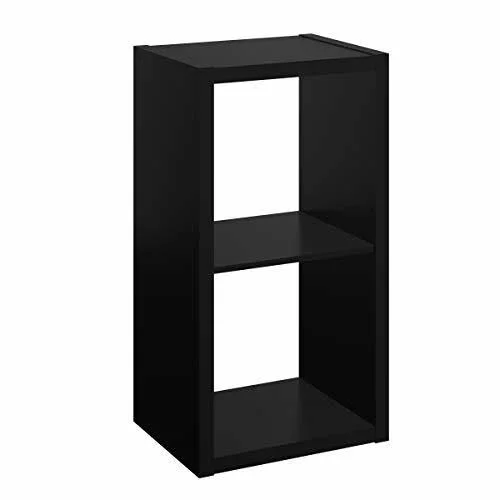 Closetmaid 4540 Decorative Open Back 2-Cube Storage Organizer - Black