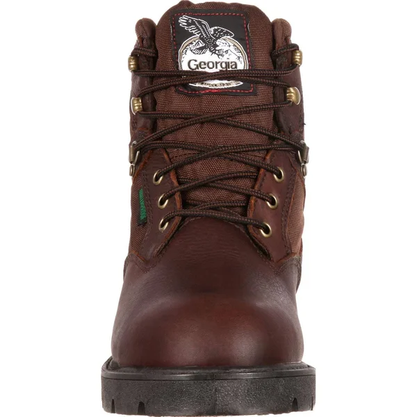 Georgia Boot Men's 6 in. Homeland Waterproof Work Boot - G106, Brown