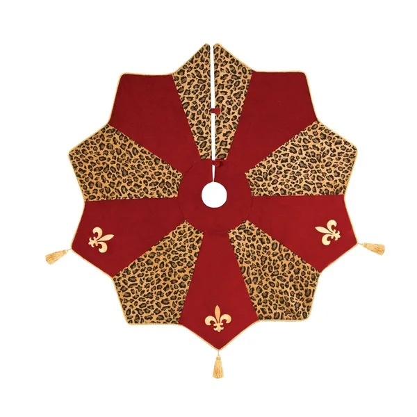 C & F Home Fleur-de-lis 54x22 Christmas Tree Skirt
