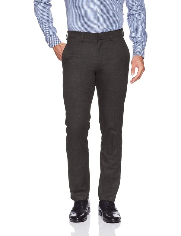 Kenneth Cole Reaction Stretch Textured Weave Slim Fit Dress Pants