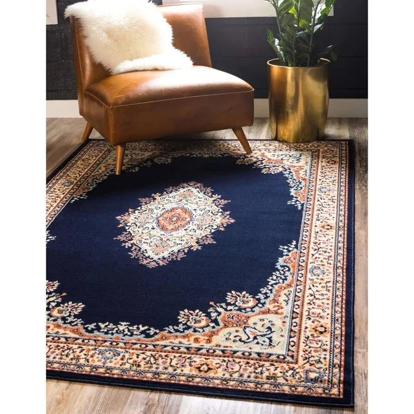 Unique Loom Reza Washington Red 9& 10 x 13& 0 Area Rug