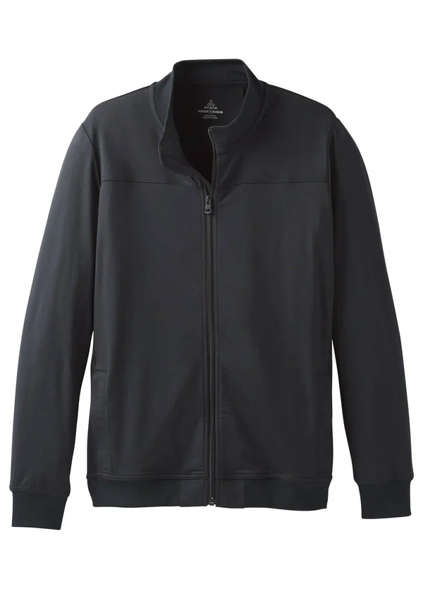 Prana Men's Gravity Track Jacket - Small - Black