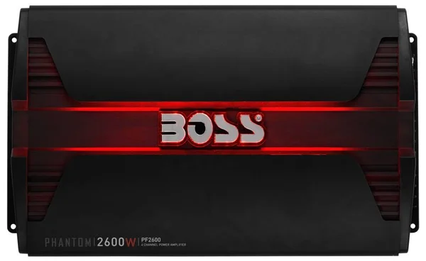 Boss Audio 2600W 4 Channel Car Audio Amplifier Power LED Amp+Remote (2 Pack)