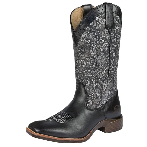 Noble Outfitters Western Boots Womens All Around Floral Embossed 66025