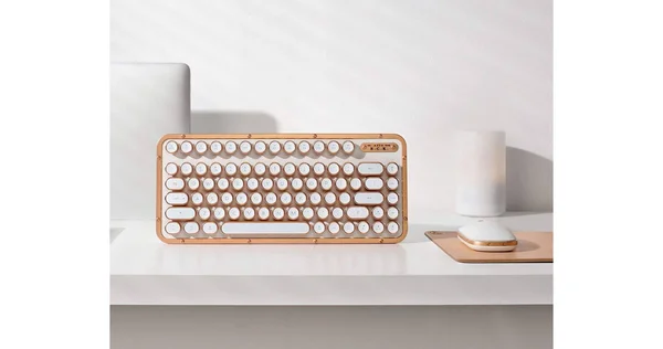 Azio Retro Wireless Keyboard - Compact, Elwood