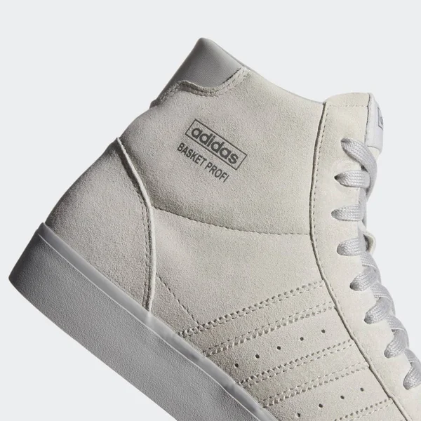 Adidas Basket Profi Shoes Grey 7.5 - Mens Originals High Tops