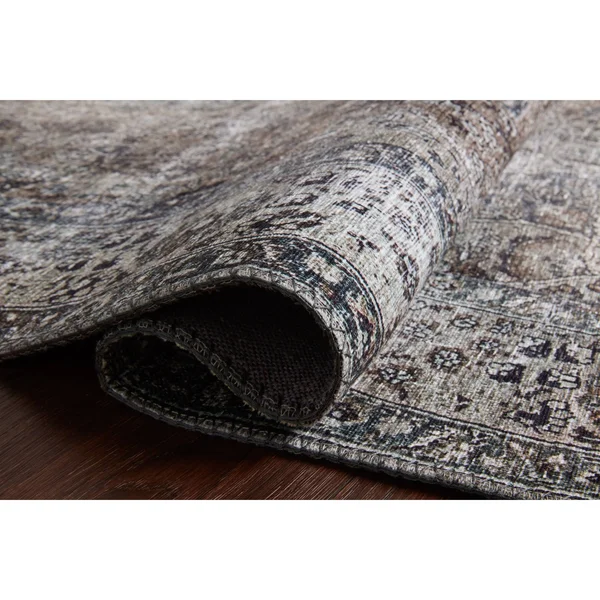 Alexander Home Isabelle Traditional Vintage Border Printed Area Rug - 5& x 7&6x22 - Taupe/Stone
