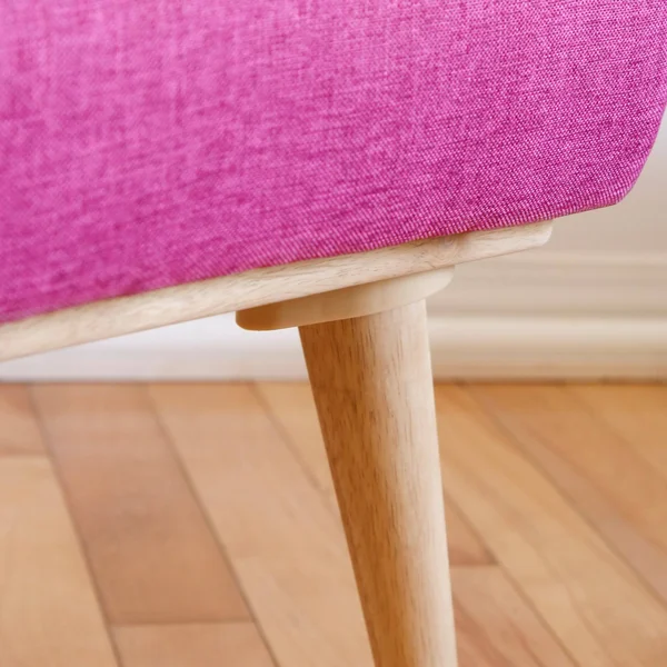South Shore Sweedi Solid Wood Kids Table with Upholstered Chair Set - Natural Pink