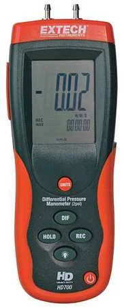 Extech HD750 DIFFERENTIAL Pressure Manometer