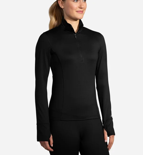 Brooks Women's Dash Half Zip (221433) Xs - Rosewood