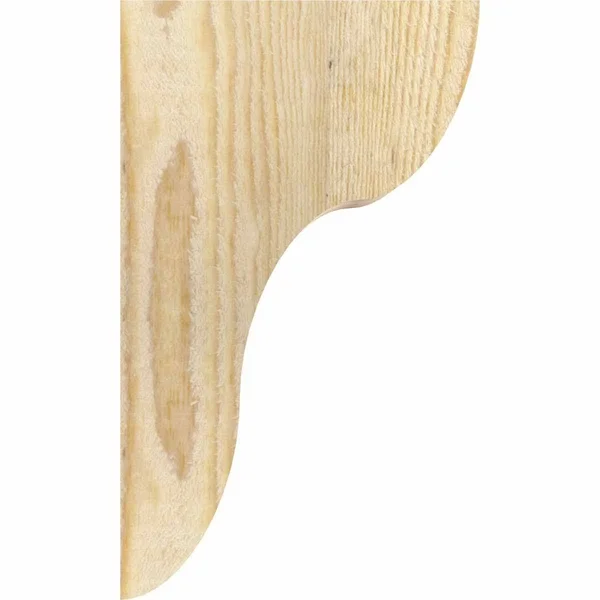 4x22W x 8x22D x 8x22H Carmel Rough Sawn Corbel, Douglas Fir