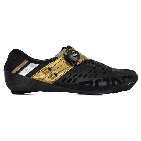 Bont Helix Road Shoe EU 46.5 Black/Gold Cycling Shoes