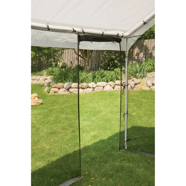 Shelter Logic Max AP 2-In-1 Canopy with Screen Enclosure Kit, White, 10 ft x 20 ft