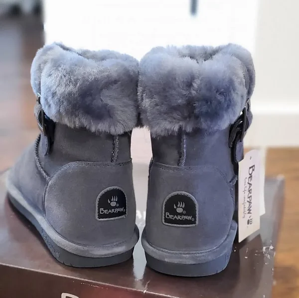 Bearpaw Abby Boots Black- Womens- Size 9 B