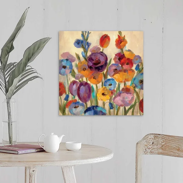 Garden Hues I, Canvas Wall Art, 20x20, Great Big Canvas