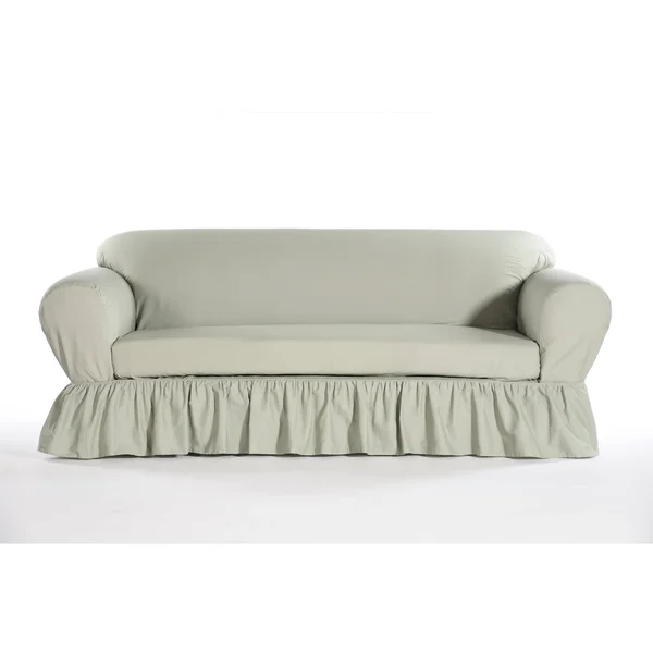 Ruffled 2-pc. Slipcover by BrylaneHome in Green
