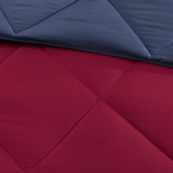 Porch & den McCloy Reversible Down Alternative Comforter Mini Set - Black/Grey - King