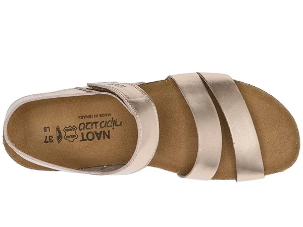Naot Women's Kayla Sandal, Size: 36, Rose Gold Leather