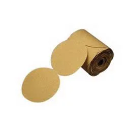 3M 49917 Stikit Gold Paper Disc Roll 216U - 6 in, P150a, 175 Discs per Roll, 6 Rolls per Case