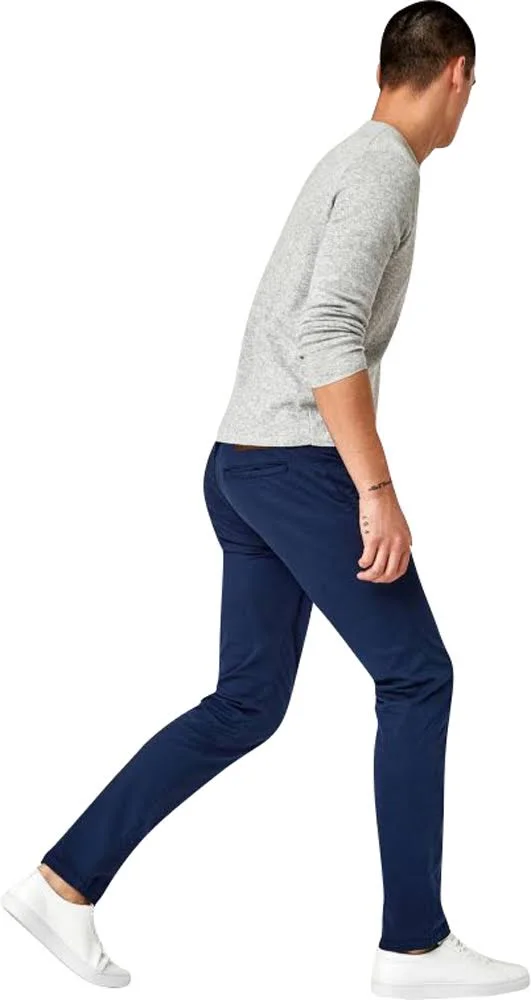 Mavi Men's Johnny Slim Chino in Marine Blue Twill, Men's Pants