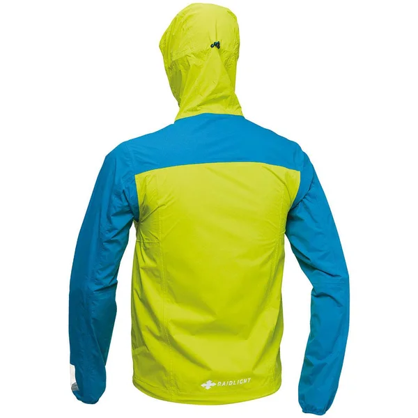 Raidlight Responsiv Mp+ Hooded Jacket Lime Green Blue Xs