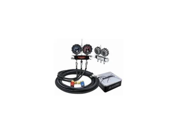 CPS BlackMax Chrome Manifold Gauge Set in Collector&s Tin MAID8QZ