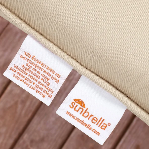 Humble and Haute Sunbrella Indoor/Outdoor Chair CUSHION, Corded - 20 in W x 20 in H, Size: 20 x 20, Black