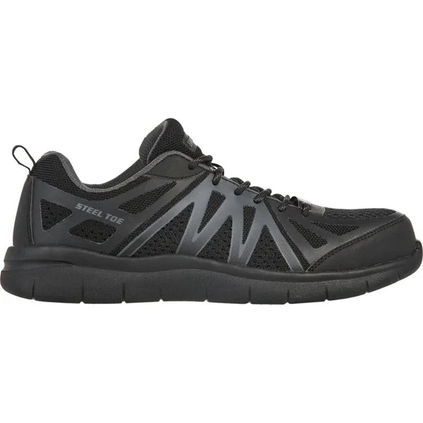 Brazos Men's Workman Steel Toe SR Lace Up Work Boots Black, 8 - Lace St Work Boots at Academy Sports