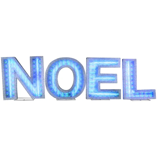 Gemmy Lights Shadow Box Noel Letters