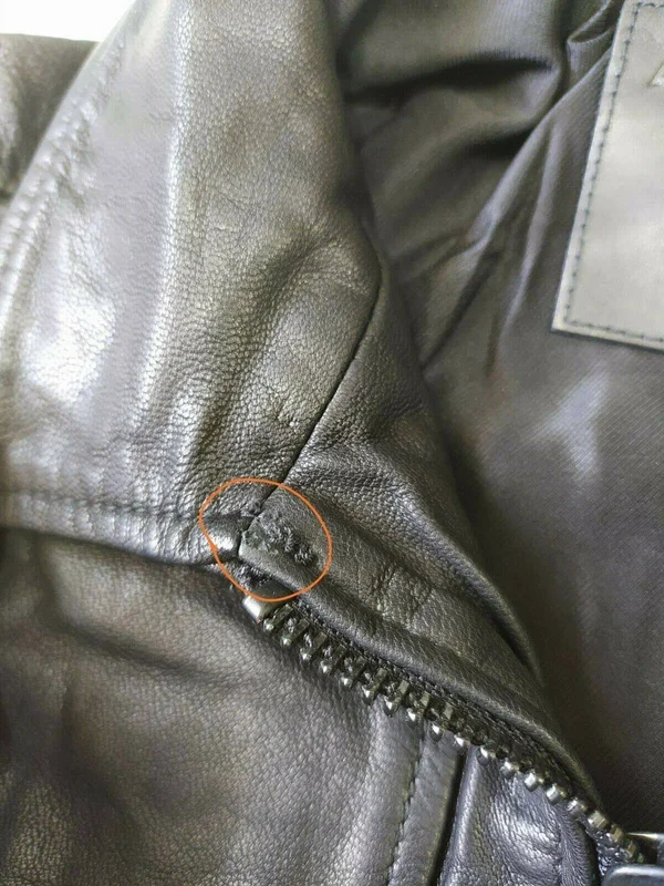 AllSaints Lark Leather Jacket Black