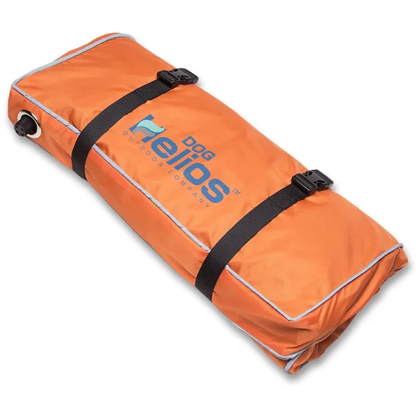 Dog Helios Aero-Inflatable Outdoor Camping Travel Waterproof Pet Dog Bed Mat - Orange - Small