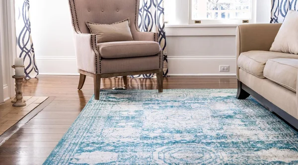 Dover 7x10 Turquoise Blue Bohemian - Geometric Area Rug