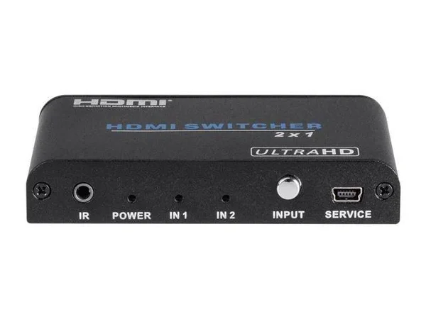 MonopriceBlackbird 4K - 2x1 HDMI 2.0 Switch - HDR, HDCP 2.2, 4K@60Hz