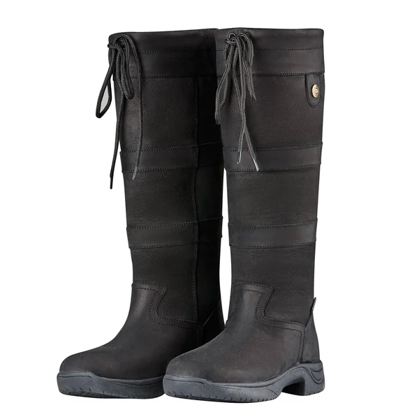 Dublin Ladies River Boots III Wide - 8 - Black