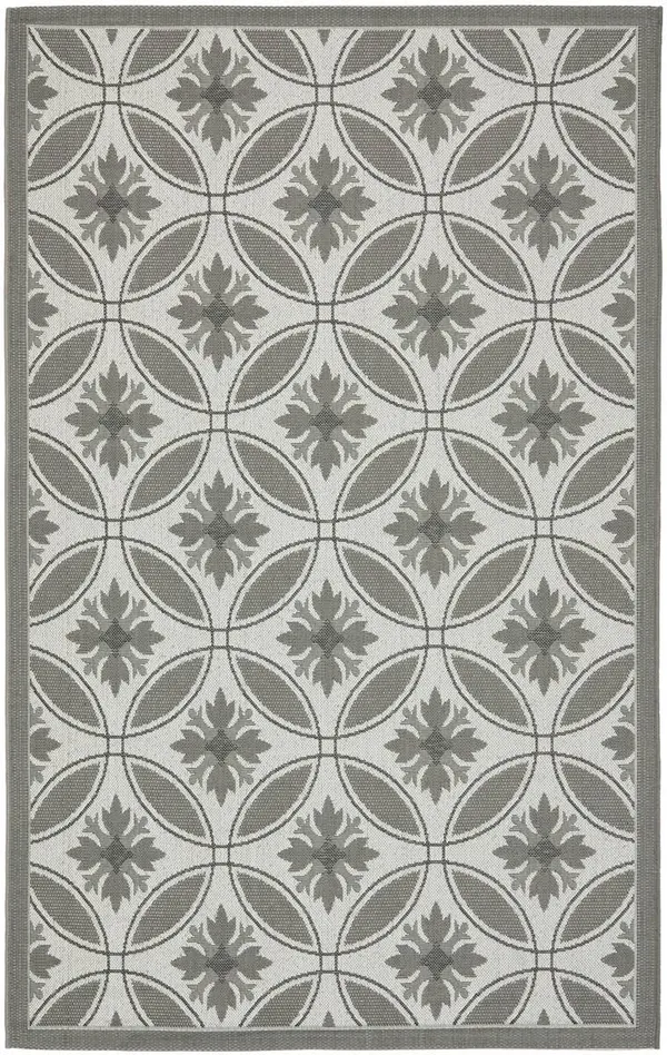 Safavieh Courtyard Area Rug CY7844 Light Grey - Anthracite, 5& 3x22 x 7& 7x22