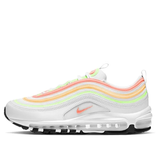 Nike Womens WMNS Air Max 97 Essential White Marathon Running Shoes/Sneakers CZ6087-100 (Size: US 7)