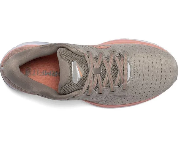 Saucony Women's Guide 13 - 8 - Sky Grey - Coral
