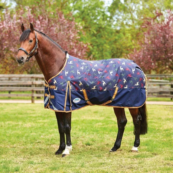 Weatherbeeta ComFiTec Plus Dynamic Standard Neck Medium, Stag Print, 4&0
