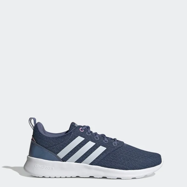 adidas, womens, QT Racer 2.0, Crew Blue/Halo blue/cherry Metallic, 5.5