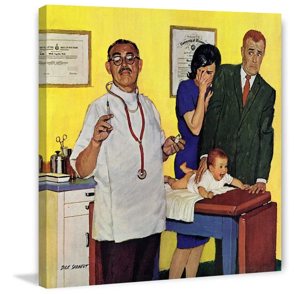Marmont Hill Babys First Shot Richard SARGENT Painting Print on Canvas 24 x 24
