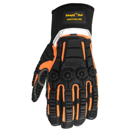 Cestus 3045 XL Work Gloves, Deep II Gel #3045 PR XL