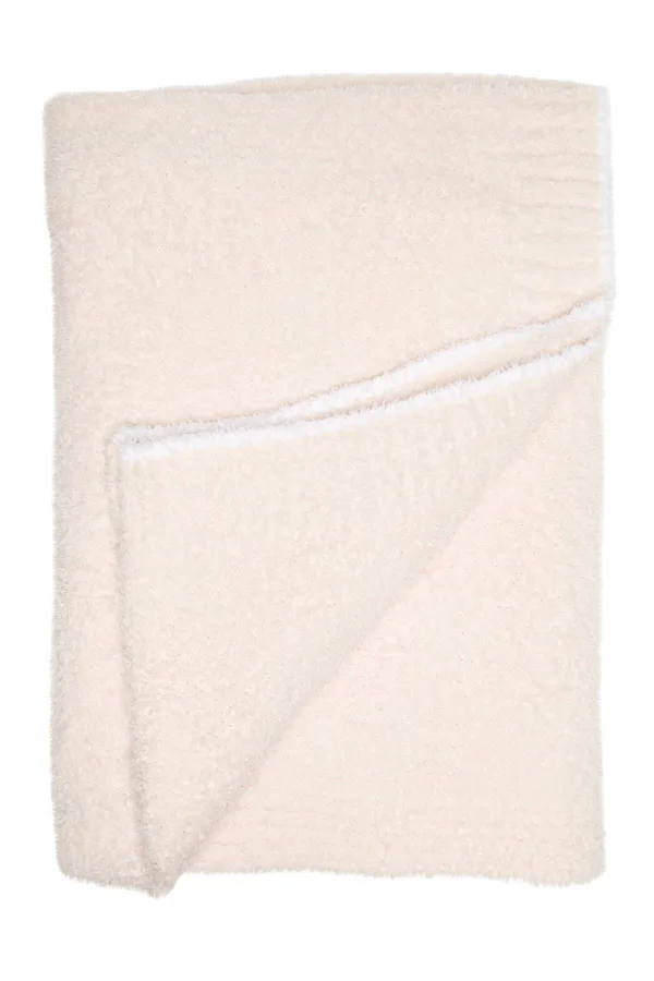 Barefoot Dreams Bedding - Barefoot Dreams CozyChic Blanket, Color: Pink/White, Size: Os, Maemei82&s Closet