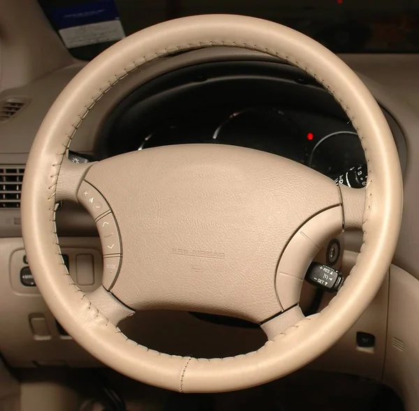 Wheelskins WS10218C Genuine Leather Sand Size C Steering Wheel Cover