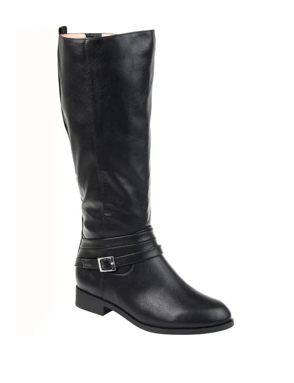 Women's Journee Collection Ivie Riding Boot - Black - Size 10