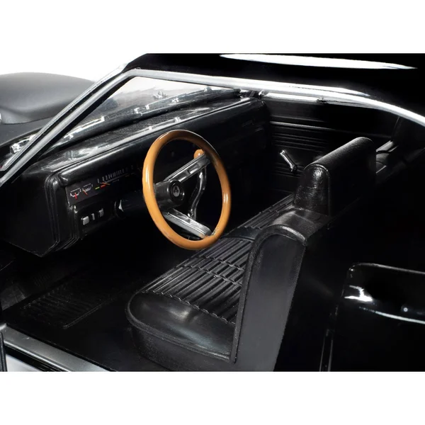1969/5 Plymouth Road Runner Hardtop Black Velvet with Matt Black Hood Muscle Car
