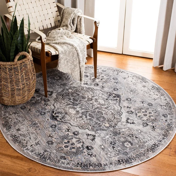 Safavieh Vintage Persian VTP476G 9& x 11&7x22 Grey Area Rug