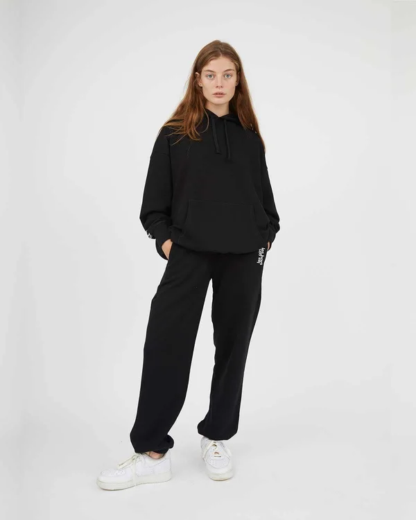 Les Girls Les Boys Loose Fit Track Pants Black - Black