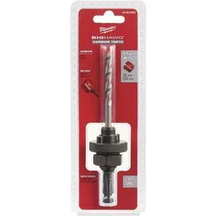 Milwaukee 5 Pk Milwaukee High-Quality 2-1/8x22 W x 6-1/4x22 D Holes Big Hawg Hole Saw Mandrel