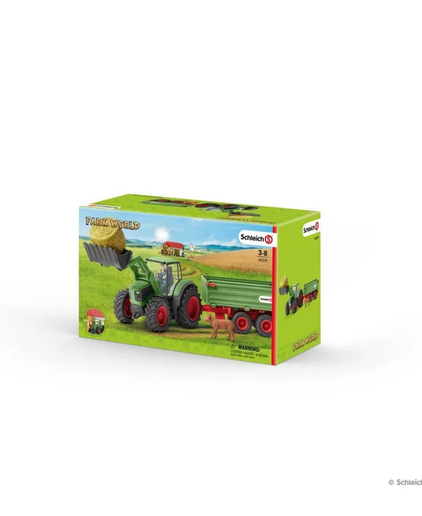 Schleich Farm World Tractor with Trailer